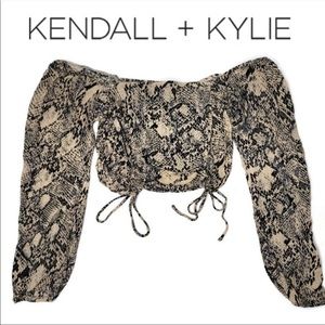 Kendall and Kyle crop top